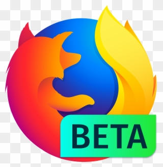 Firefox Logo Beta - Firefox Beta Android Clipart