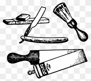 There Are Stereotypes, And Then There Are Facts - Antique Mens Grooming Kit Clipart