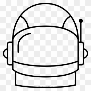 Astronaut Helmet Coloring Page - Casco De Astronauta Para Colorear Clipart