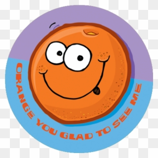 More Views - Scratch N Sniff Stickers Orange Clipart