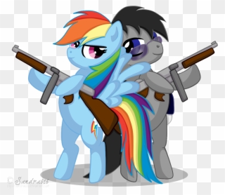 Sandra626, Commission, Earth Pony, Gun, Oc, Oc - My Little Pony Guns Clipart