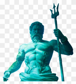 Statue, Art, Sculpture, Trident, Poseidon, Triton - Poseidon Art Clipart