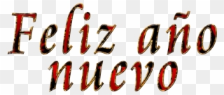 Letras De Feliz Año Nuevo - Calligraphy Clipart