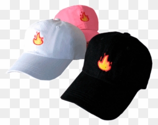 Free Png Download Fire Emoji Embroidery Baseball Cap - Emojis Embroidery Baseball Caps Clipart