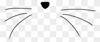 Report Abuse - Cat Ears And Whiskers Png Clipart