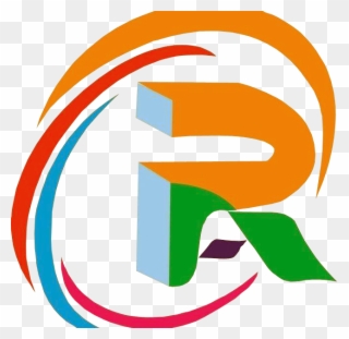 Logo Letter Free Frame - Letter R Logo Png Clipart