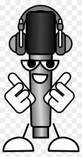 Vector Graphics - Funny Mic Png Clipart
