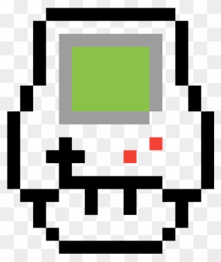 Gameboy - Pixel Art Champignon Mario Clipart