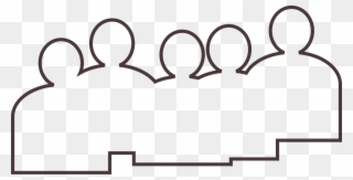 Groups Of People Talking Sketch Clipart
