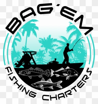 Bag´em Fishing Charters Logo V13 1 - Graphic Design Clipart