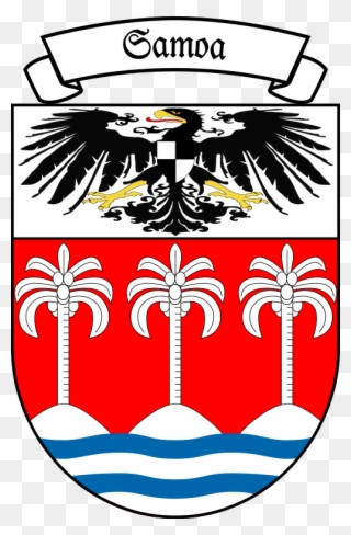 Coat Of Arms Of German Samoa - Coat Of Arms Of Samoa Clipart