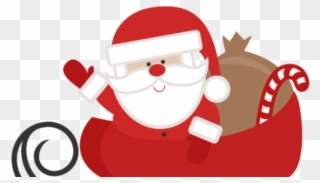 2016 Franklin County Christmas Parade - Cute Santa Clip Art - Png Download