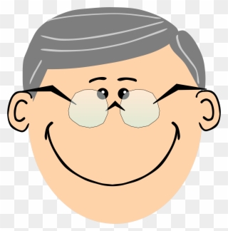 Clipart Of Face - Cartoon Man Face - Png Download