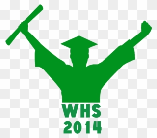 2014 Graduation Shot Glass - Silhouette Graduation Clip Art - Png Download