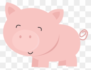 Fat Clipart Piggy Bank - Porquinho Fazendinha Png Gratis Transparent Png