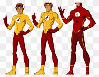 Flash Clipart Water - Young Justice Kid Flash - Png Download