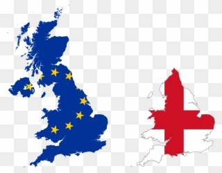 Brexit England Eu United Kingdom 1489327 - Three Peak Challenge Map Clipart
