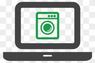 Live Remote Laundry Equipment Status - Circle Clipart