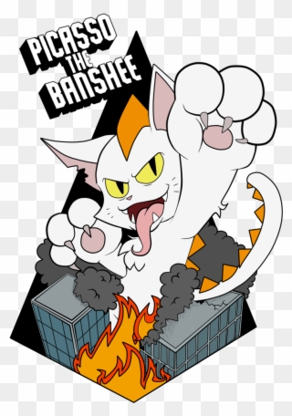 Picasso The Banshee - Cartoon Clipart