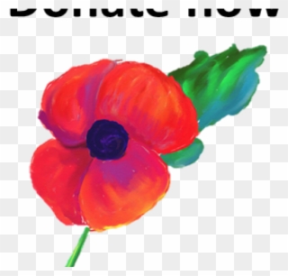 Poppy Clipart Poppy Appeal - Remembrance Day Poppy Painting - Png Download