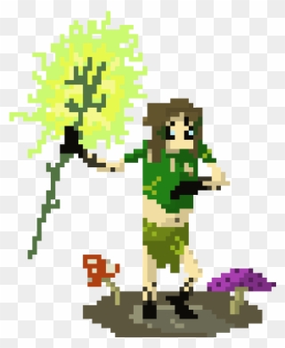 Morrigan Deathborne The Druid - Cartoon Clipart