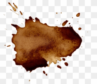 Brown Clipart Stain - Coffee - Png Download