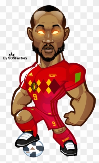 Lukaku Caricature Soccer Art, Football Pictures, Cristiano - Worldcup Russia 2018 Mascotization Clipart