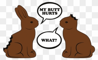 Chocolate Bunnies Talking - Archery Association Of India Clipart