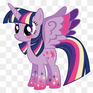 Rainbow Power Twilight Looks Pretty Cool Without The - My Little Pony Twilight Sparkle Rainbow Power Clipart