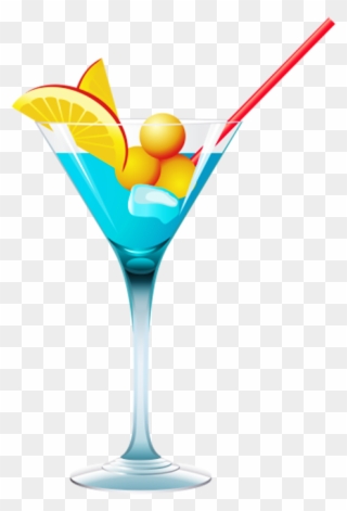 Blue Cocktail - Cocktail Png Images Transparent Clipart