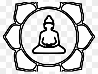Buddha Clipart Cambodia - Easy Buddhism Drawings - Png Download