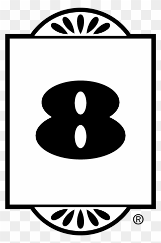 Super 8 Motel Logo Black And White - Super 8 Motels Clipart