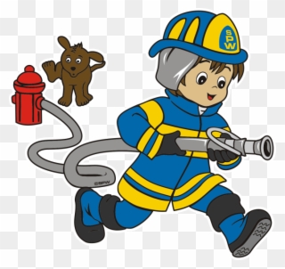 Feuerwehrmann Hund Aufkleber - Bilder Feuerwehrmann Clipart