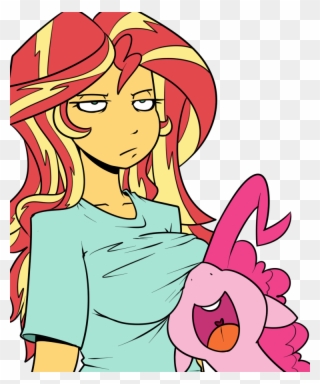 Reiduran, Boobhat, Breasts, Busty Sunset Shimmer, Clothes, - Mlp Sunset Shimmer Boobs Clipart