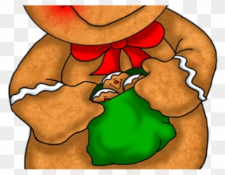 Gingerbread Clipart Gingerbread Boy - Gingerbread Girl On Transparent Background - Png Download
