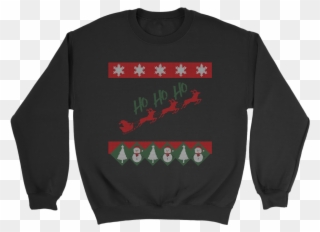 Ugly Christmas Sweater Print Mens Sweatshirt - Shirt Clipart