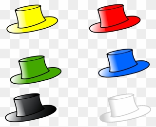 5 Hats Clip Art - Png Download
