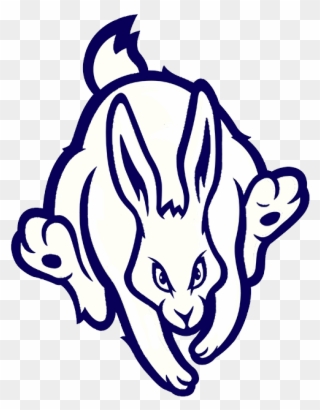 Located In St - Running Rabbit Clipart