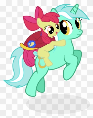 Applejack Apple Bloom Pony Scootaloo Sweetie Belle - Lyra And Applebloom Clipart