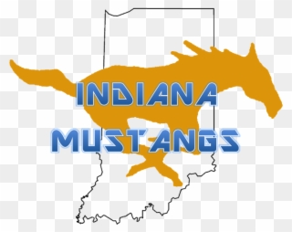 Indiana Mustangs - Indiana Clipart