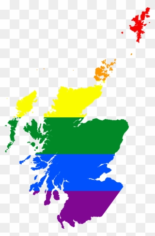 Map Of Scotland Transparent Clipart