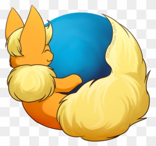 Flareon Switch To Mozilla Fire Poof Today - Cartoon Clipart