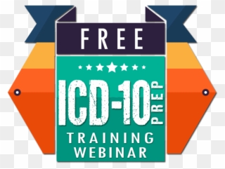 Icd10 Badge Webinar 1 - Graphic Design Clipart