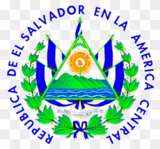Bleed Area May Not Be Visible - El Salvador Flag Drawing Clipart