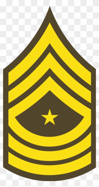 Open - Sergeant Major Of The Army Insignia Clipart