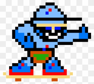 Piskelapp - 16 Bit Mega Man Clipart