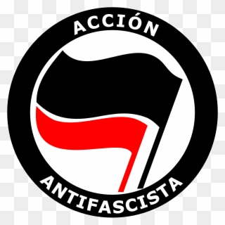 Afa Flag Red Spanish - Accion Antifascista Png Clipart