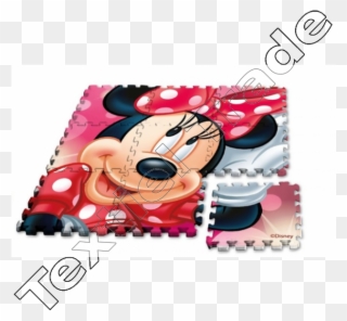 Minnie Foam Puzzle /mat - Tapis Mousse Puzzle Minnie Clipart