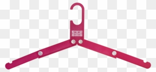 Perchar Plegable De Viaje - Foldable Cloth Hanger Clipart