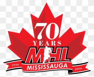 Mhl Logo 70th Fc Rgb - Red Maple Leaf Clip Art - Png Download